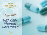 Etihad Cargo bags IATA CEIV Pharma Recertification for pharma logistics