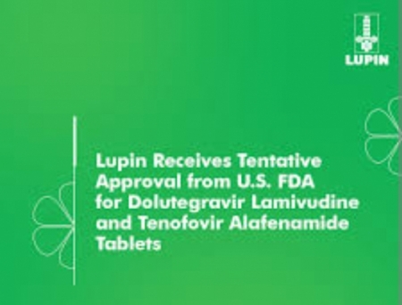 Lupin receives tentative approval from U.S. FDA for Dolutegravir Lamivudine and Tenofovir Alafenamide Tablets